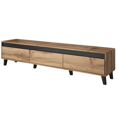 Komoda RTV NORDI 185 Dąb Wotan / Antracyt