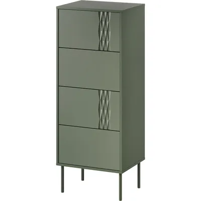 Komoda TIFFANY 4S Zieleń Mat