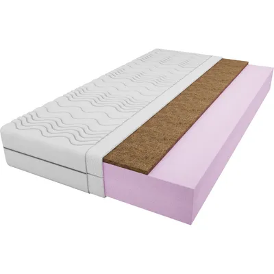 Materac Piankowy + Kokos 200x200 ERIC BLANC