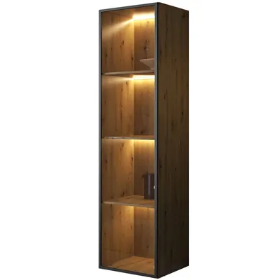 Szafa VITRUM 50 Dąb Artisan / Czarny