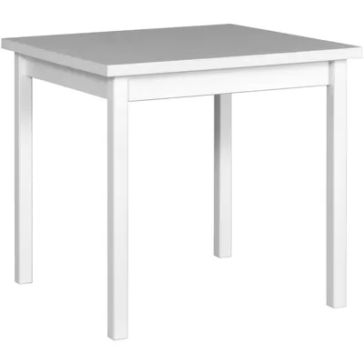 Stół DS9 80x80 Laminat - Biały