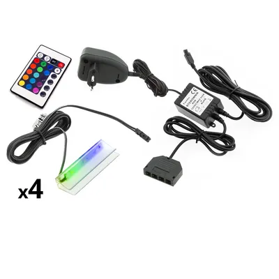 Oświetlenie LED Na 4 Półki RGB
