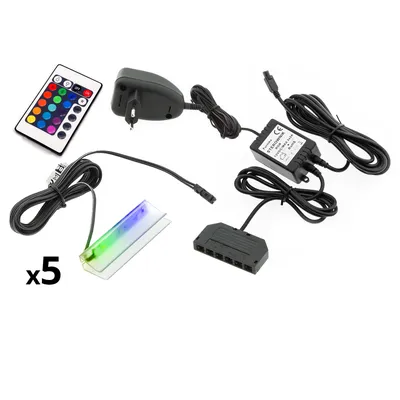 Oświetlenie LED Na 5 Półek RGB