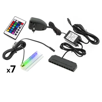 Oświetlenie LED Na 7 Półek RGB