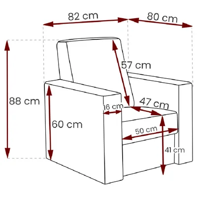 Fotel GORDI Lux 02 + Soft 66