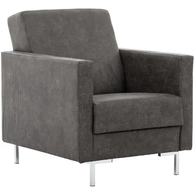 Fotel SELVA A Manila Dark Grey Chrom