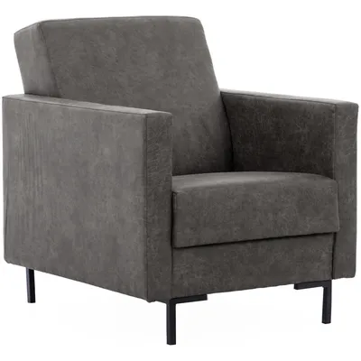 Fotel SELVA A Manila Dark Grey - Czarny