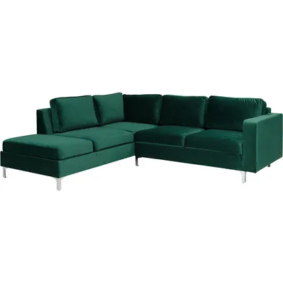 Narożnik ORLEAN VELVET Tiffany 10 Lewy