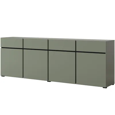 Komoda CROSI 25 Zielony / Czarny