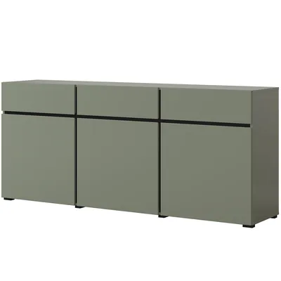 Komoda CROSI 43 Zielony / Czarny