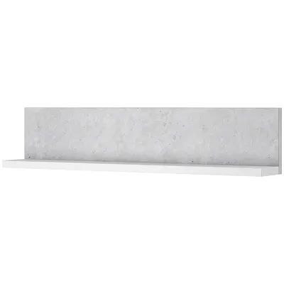 Półka TABO BT01 Biały / Beton Colorado