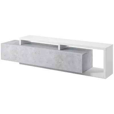 Komoda RTV TABO BT40 Biały / Beton Colorado