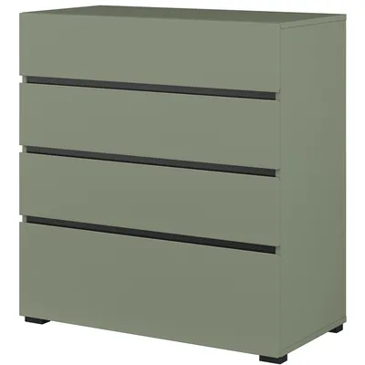 Komoda CROSI 28 Zielony / Czarny