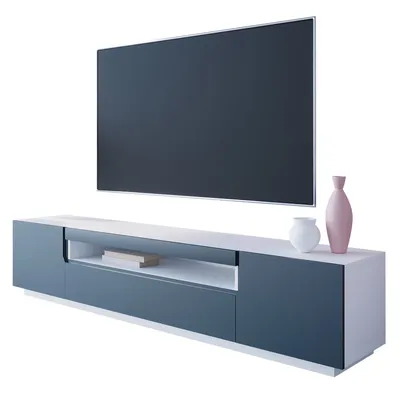 Komoda RTV DONE 200 Biały / Granat