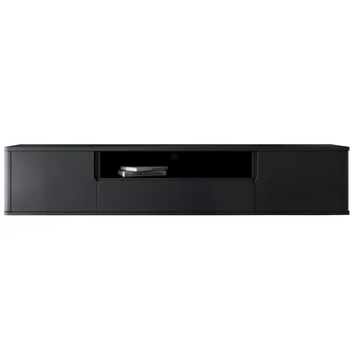 Komoda RTV Wisząca RADIUS 180 - Czarny