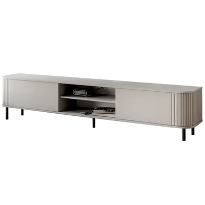 Komoda RTV 220 2K ZENO Kaszmir / Czarny