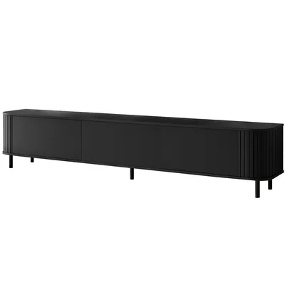 Komoda RTV 220 3K ZENO Czarny / Czarny