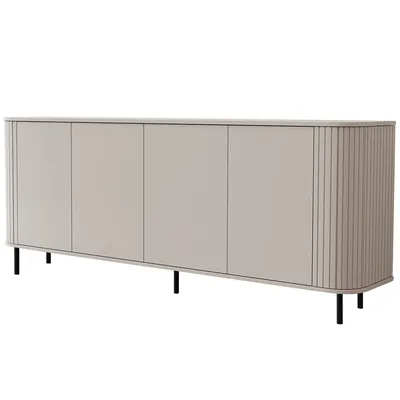 Komoda 4D 200 ZENO Kaszmir / Czarny