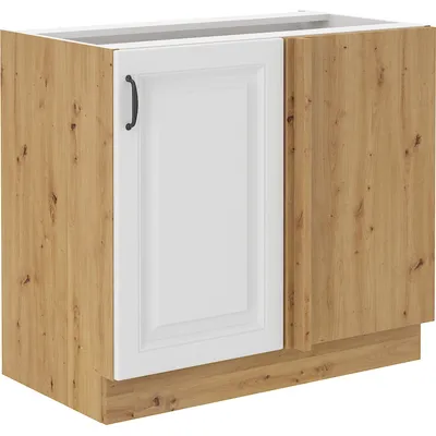 Szafka Dolna Narożna STILL ST05 Dąb Artisan / Biały