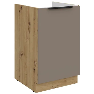 Szafka Dolna Pod Zlew 50 ERIS 09 Dąb Artisan / Piaskowa Szarość