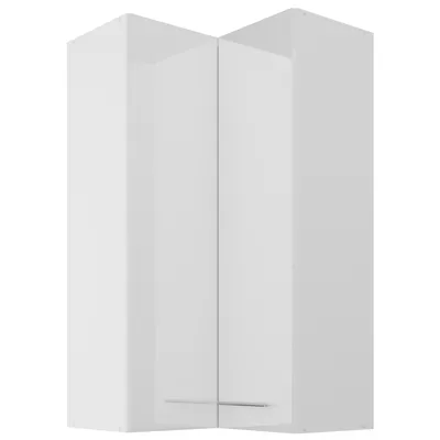 Szafka Górna Narożna 60x60 LAURA 45 Biały Połysk