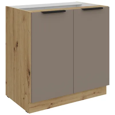 Szafka Dolna 80 ERIS 03 Dąb Artisan / Piaskowa Szarość