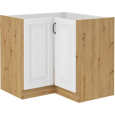 Szafka Dolna Narożna STILL ST04 Dąb Artisan / Biały