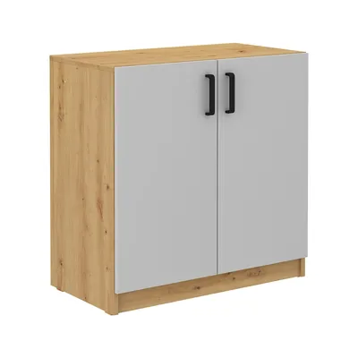 Komoda MALTIS MT02 Dąb Artisan / Jasny Szary