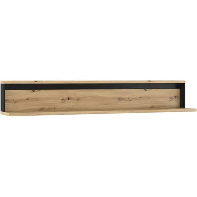 Półka QUANT QA05 Dąb Artisan + - Czarny