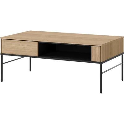 Stolik VISSO VI09 Dąb Linearny - Kawowy