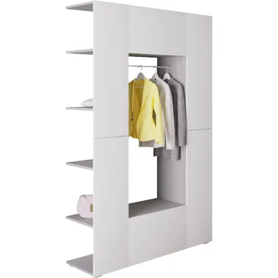 Garderoba CUBE Szary / Biały