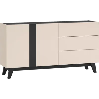 Komoda SABLE 03 Kaszmir / Czarny
