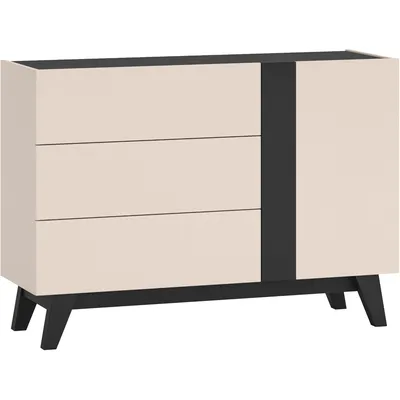 Komoda SABLE 04 Kaszmir / Czarny