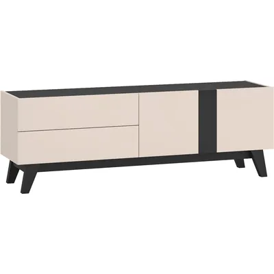 Komoda RTV SABLE 05 Kaszmir / Czarny