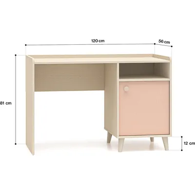 Biurko EVE 07 Piasek Pustyni / Millenial Pink