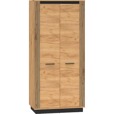 Szafa URSA 03 Dąb Craft Złoty + Czarny