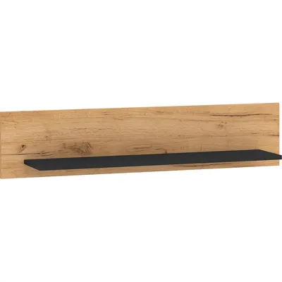 Półka URSA 12 Dąb Craft Złoty + Czarny