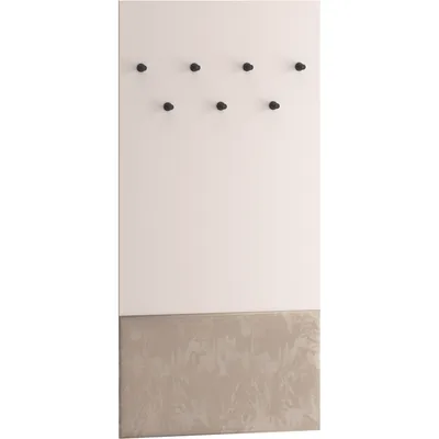 Wieszak Tapicerowany FLEUR 08 Kaszmir + Beż