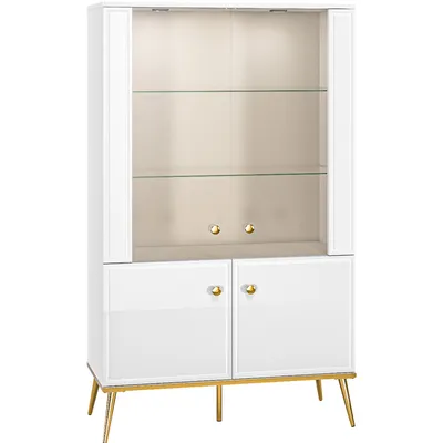 Witryna GOLDEN GL03 Biały Połysk