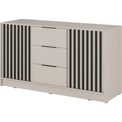 Komoda LAILA 3D Kaszmir / Czarny