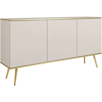 Komoda ARA K160 Beż + - Złoty