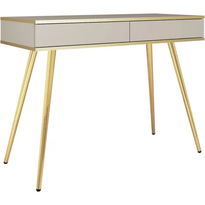 Toaletka ARA T102 Beż + - Złoty