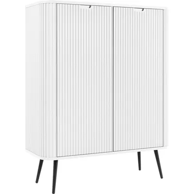 Komoda ZOVI 03 Biały / Czarny