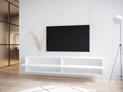 Komoda RTV MARRO 180 Dąb Artisan / Czarny Mat WYPRZEDAŻ