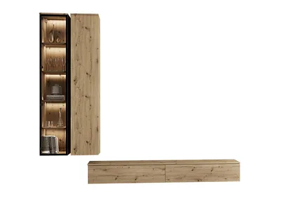 Meblościanka FIGO 1 Dąb Artisan