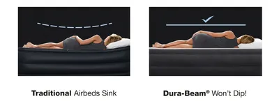 Materac Łóżko 236x152 cm Z Pompką 2-OSOBOWY Deluxe INTEX 64448ND