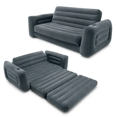 Sofa Dmuchana Rozkładana Duże Łóżko Materac 2w1 INTEX 66552
