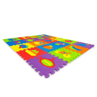 Mata Edukacyjna Piankowa EVA Puzzle 20 Elementów 148x119 cm