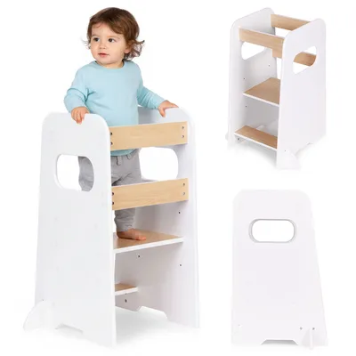 Pomocnik Kuchenny Kitchen Helper Montessori Regulowany Podest