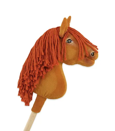 Hobby Horse Średni Koń Na Kiju Premium Rudy Kasztan TUM-TUM